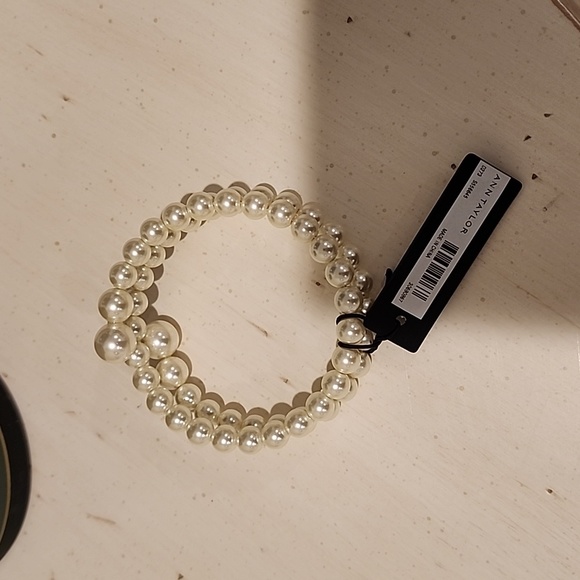 Ann Taylor Jewelry - Ann Taylor pearl wrap cuff